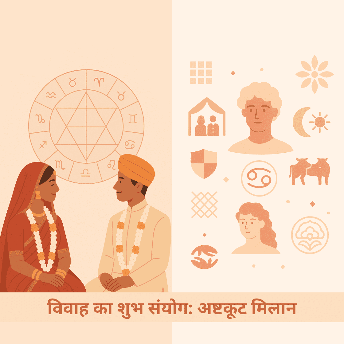 अष्टकूट मिलान: समझें क्यों है यह वर एवं कन्या के विवाह में आधारस्तंभ