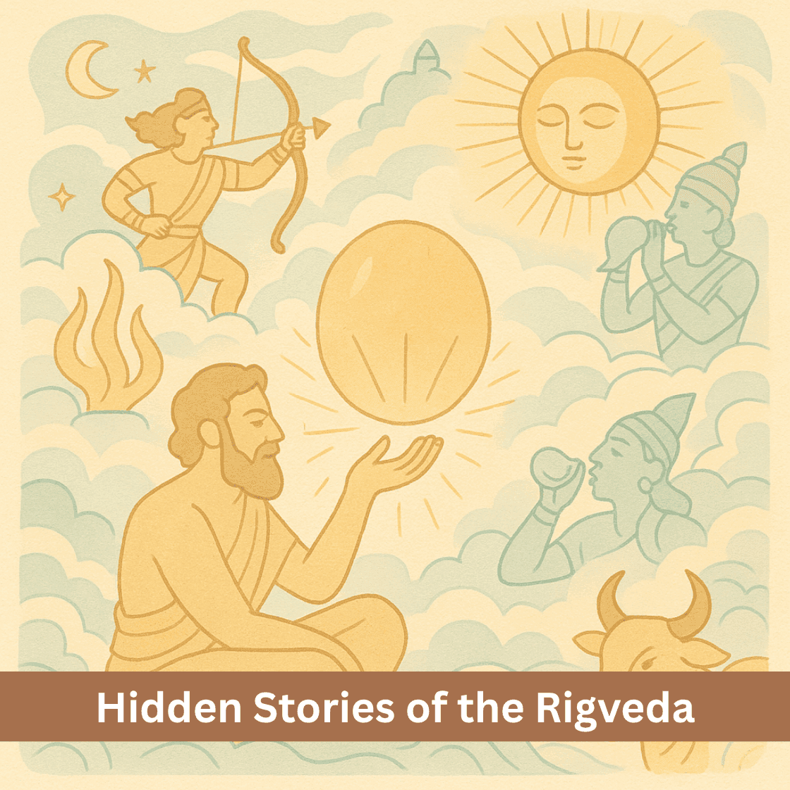 Hidden Tales of the Rigveda: Marvelous Journeys of Creation, Chaos and Cosmic Balance