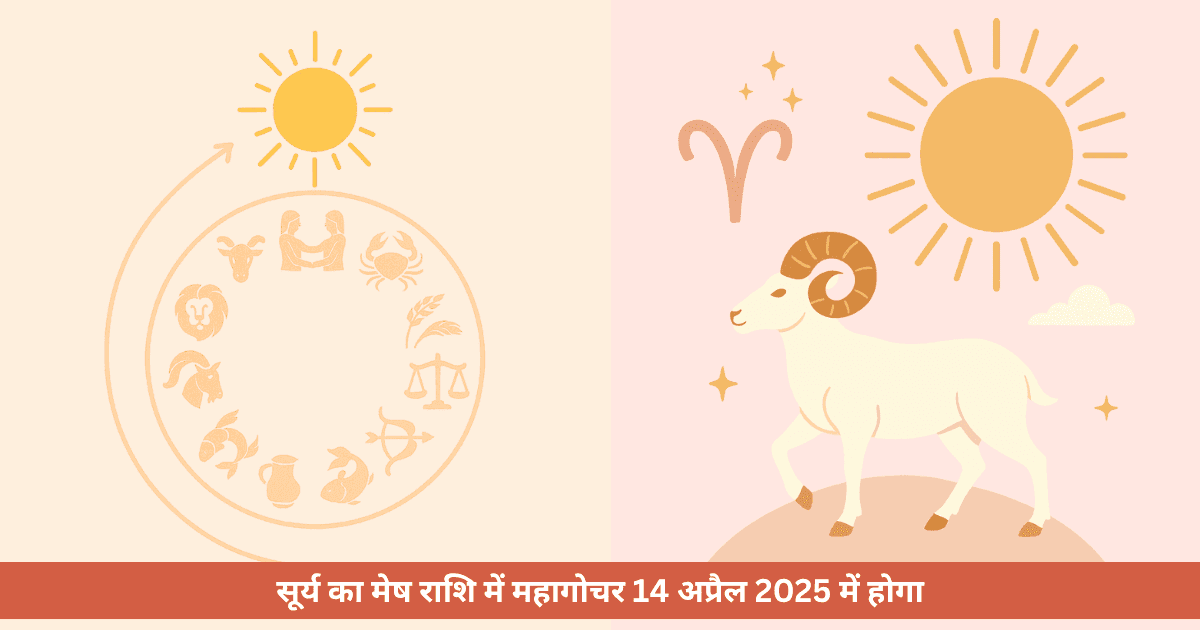 सूर्य का मेष राशि में महागोचर 2025
