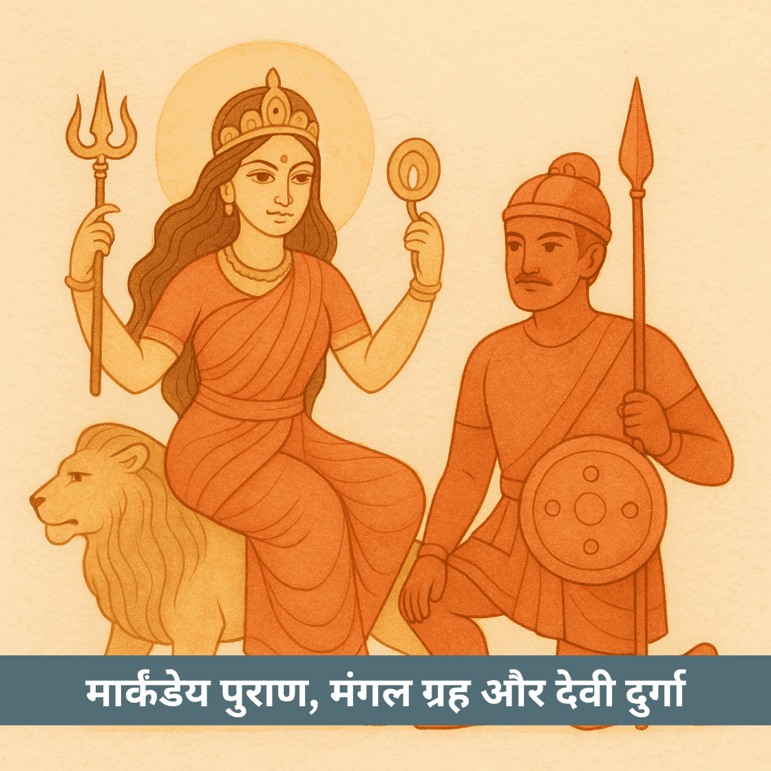 मार्कंडेय पुराण, मंगल ग्रह और देवी दुर्गा: ऊर्जा, शक्ति और विजय का संगम