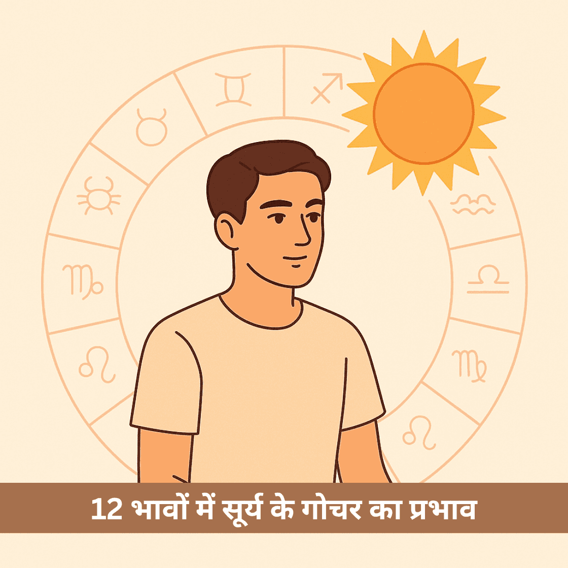 सूर्य का 12 भावों में गोचर: जानें कब मिलता है राजयोग और कब आती हैं जीवन में चुनौतियां