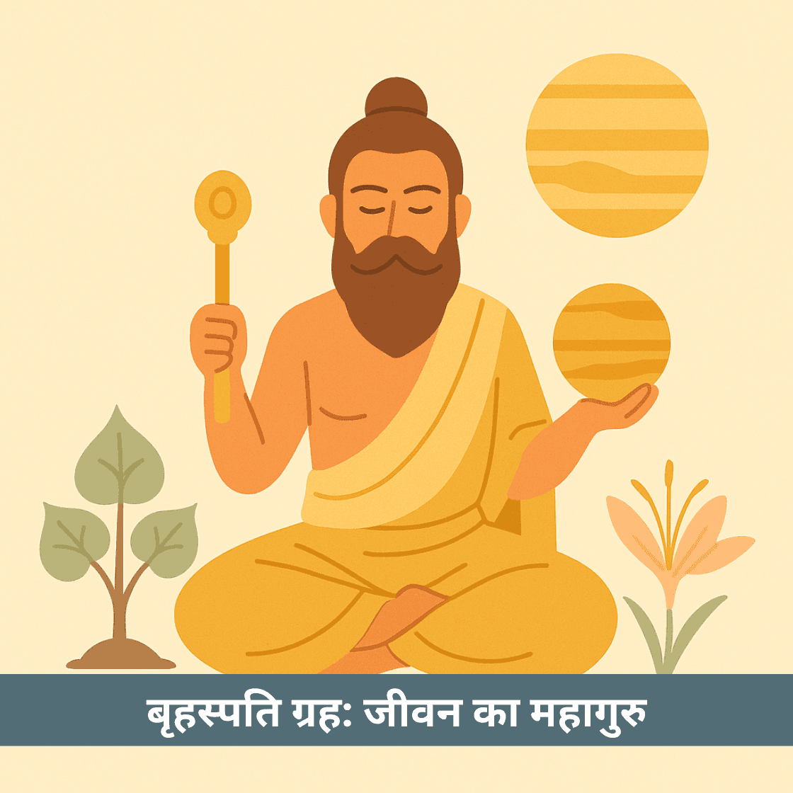बृहस्पति ग्रह: जीवन का महागुरु, भाग्य और सफलता का आधार