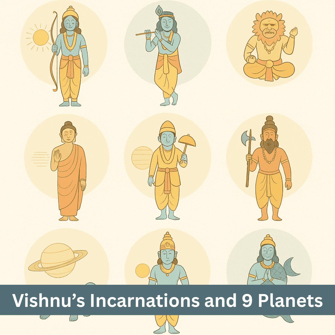 Are Lord Vishnu’s Incarnations Connected with the Nine Planets?