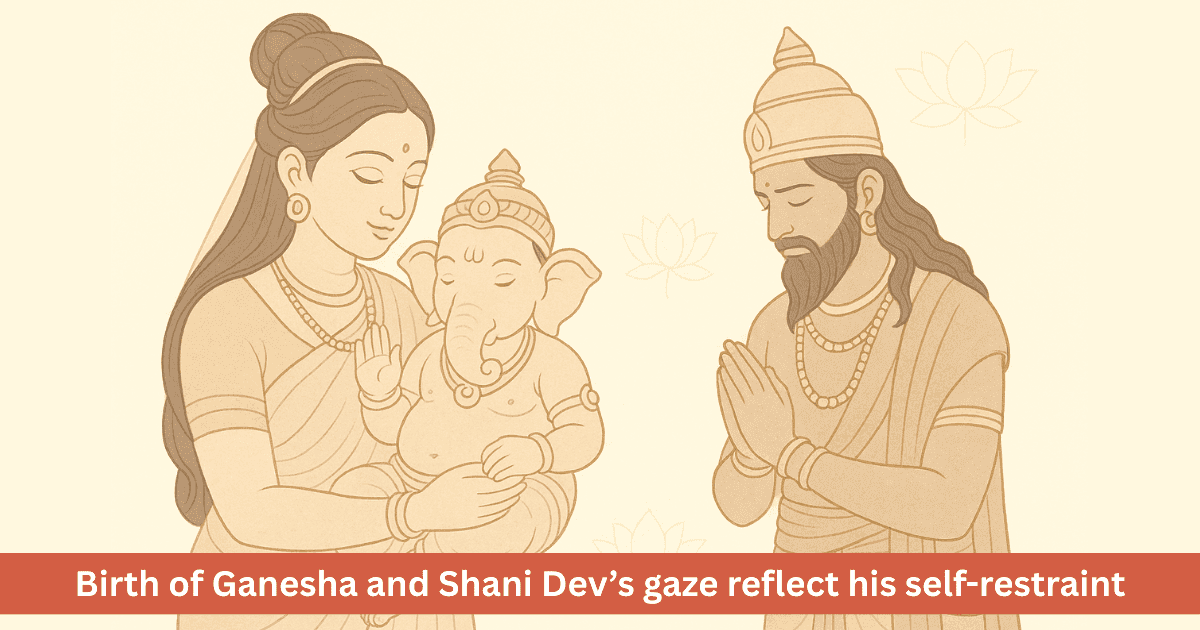 Shani Dev and Ganesha Story