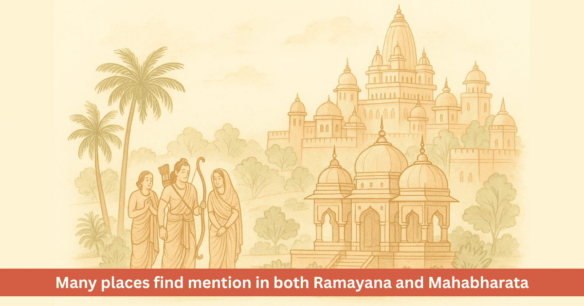 Shared Places in Ramayana and Mahabharata