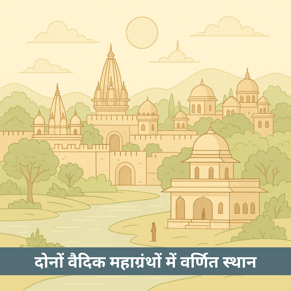 क्या रामायण और महाभारत में वर्णित स्थान एक दिव्य योजना का हिस्सा हैं?