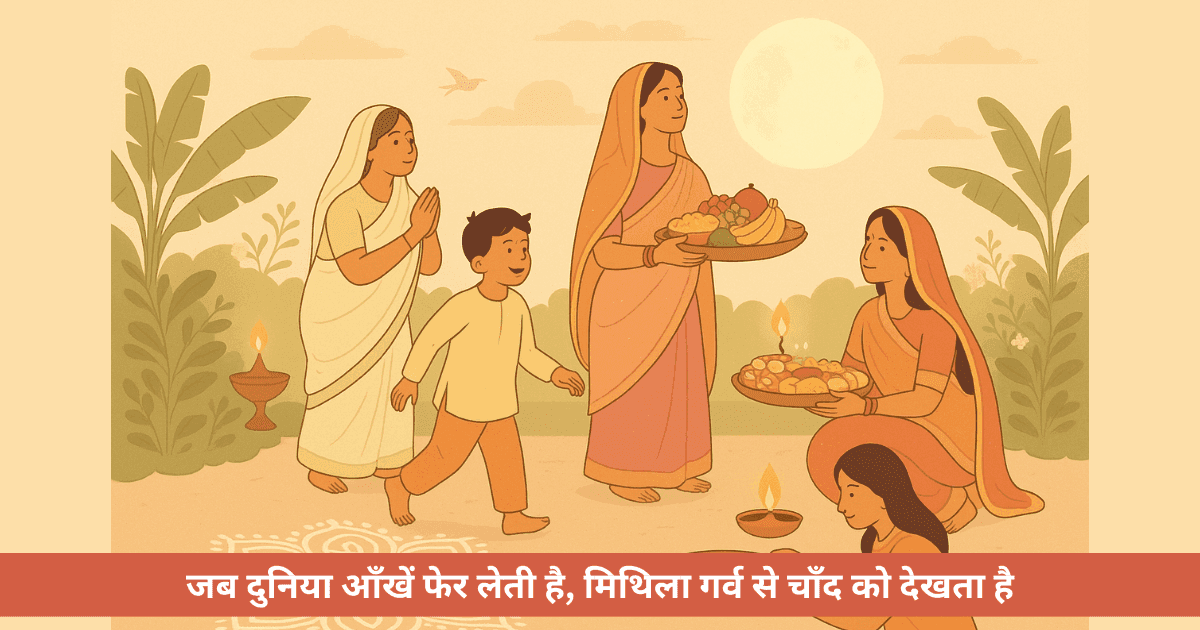 चौरचन क्या है और मिथिला गणेश चतुर्थी पर चंद्र को क्यों पूजता है