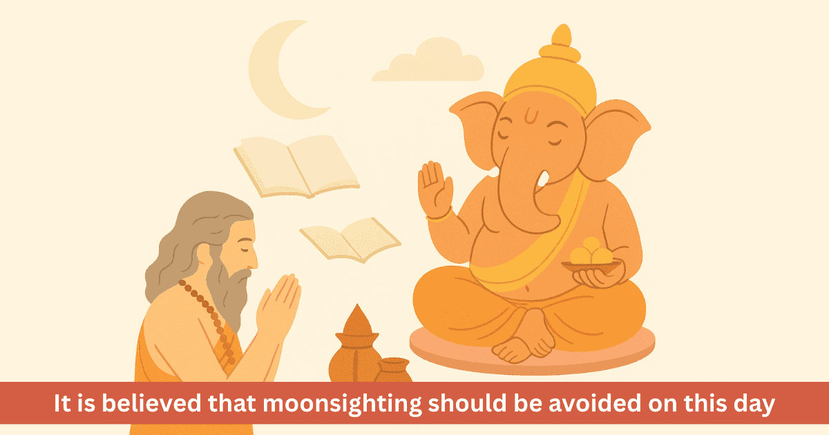 Why avoid moon sighting on Ganesh Chaturthi