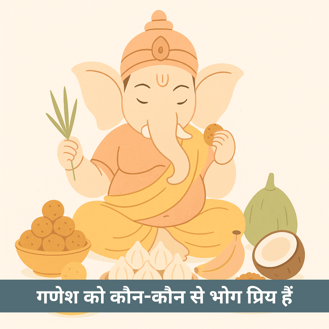भगवान गणेश को कौन-कौन से भोग प्रिय हैं? उन्हें मोदकप्रिय क्यों कहा जाता है?