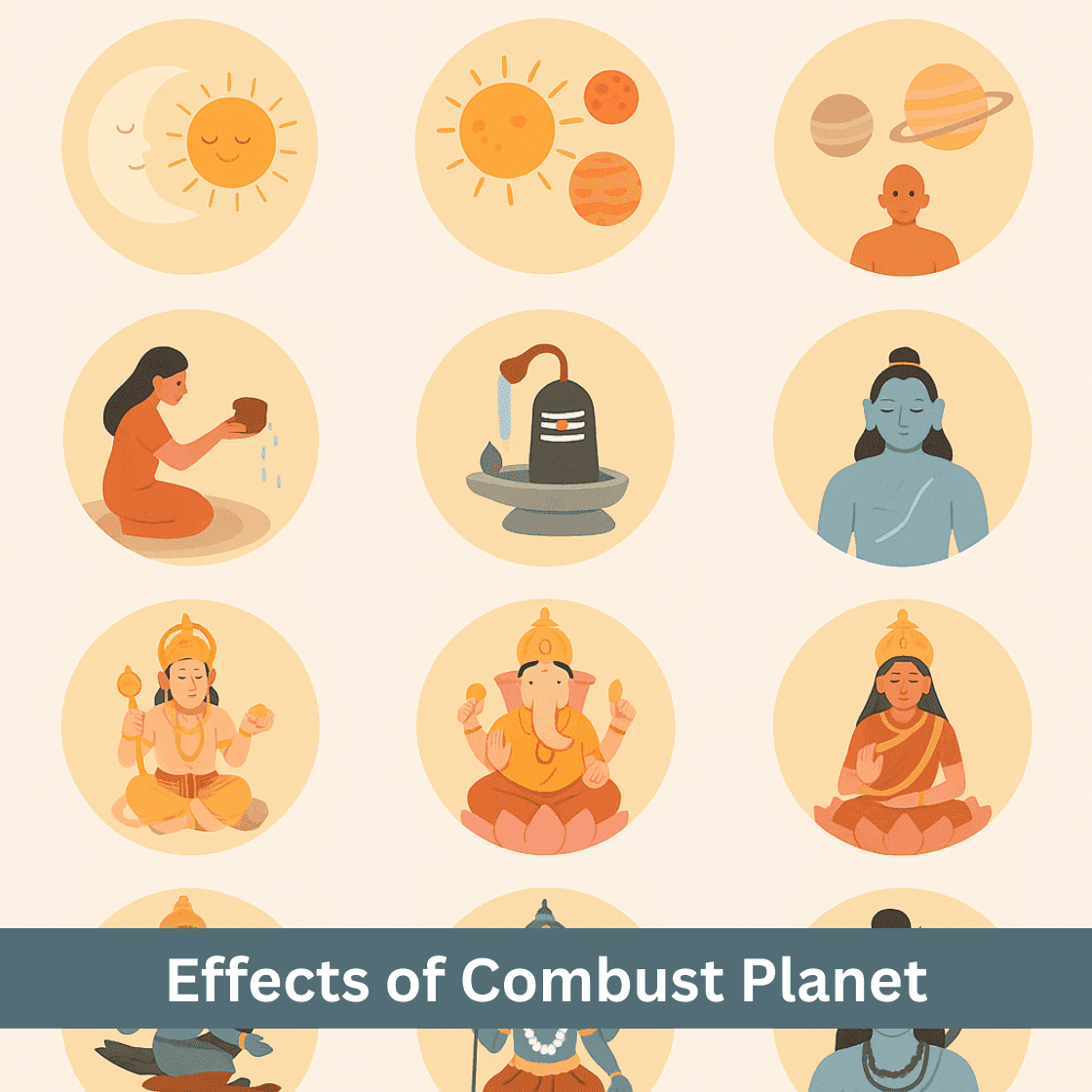 Do combust planets affect life in astrology and what are their remedies?