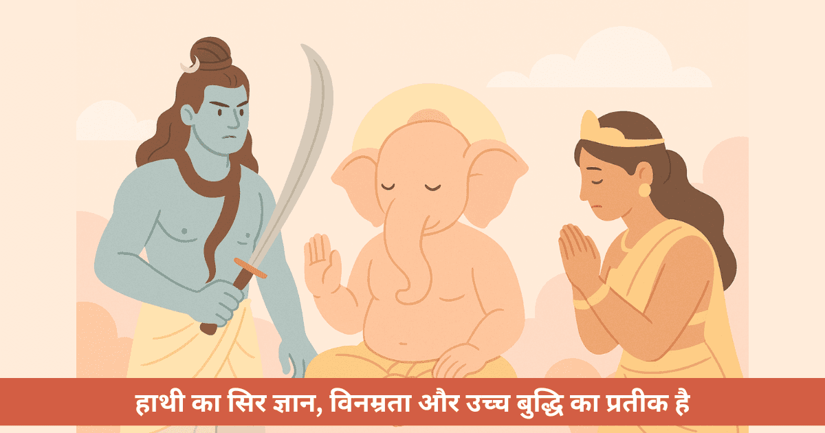 गणेश जी को हाथी का सिर क्यों दिया गया? इसका गहन रहस्य
