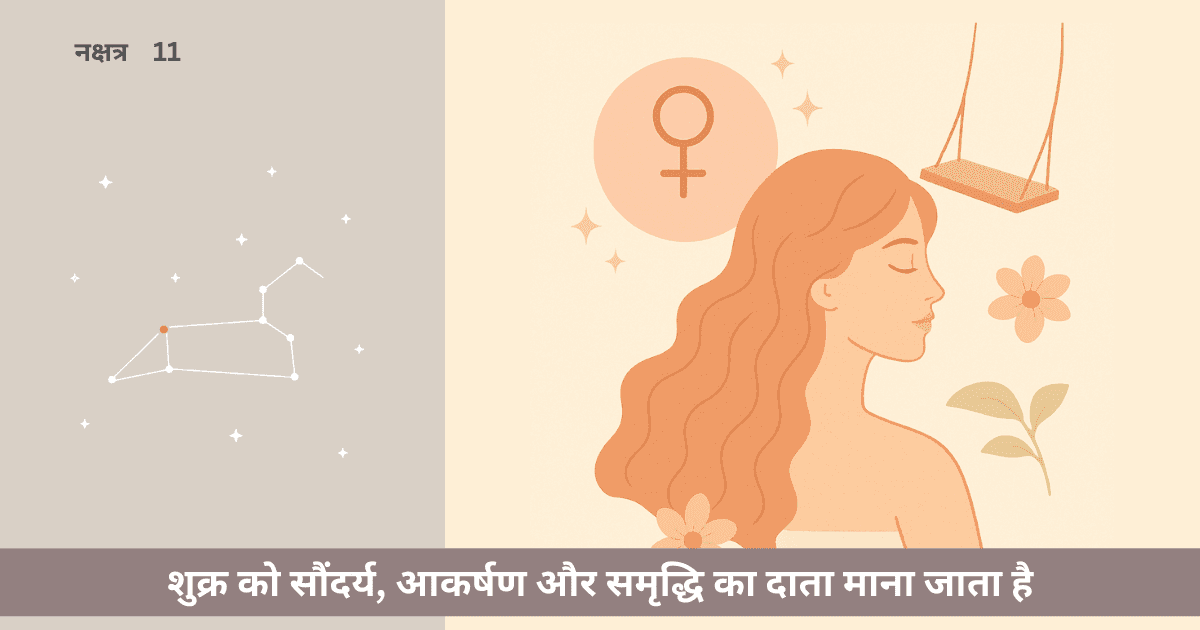 पूर्वा फाल्गुनी नक्षत्र पर शुक्र ग्रह का क्या प्रभाव होता है?