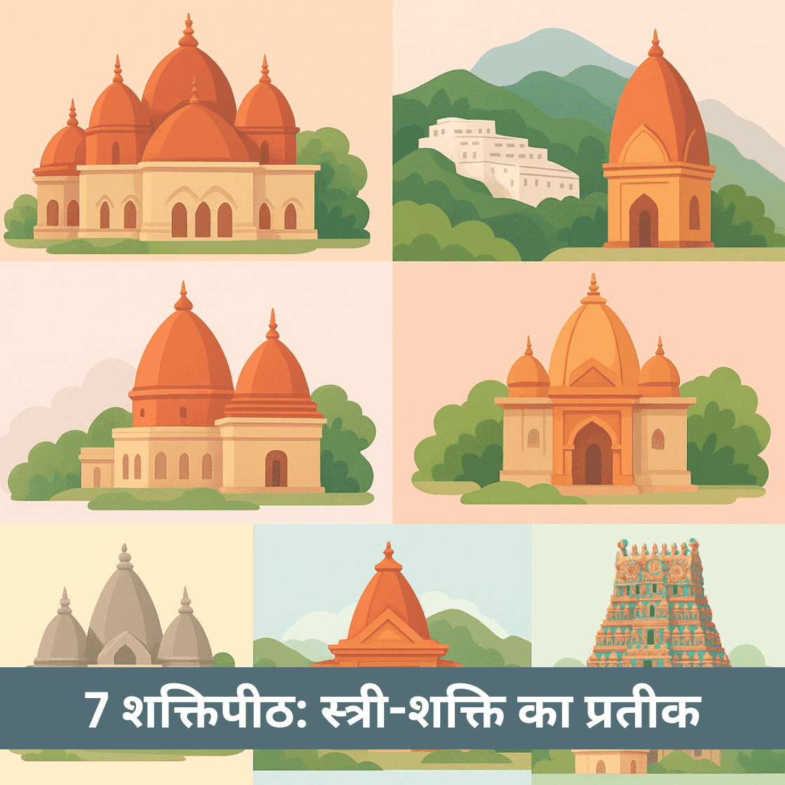 कौन से हैं वे 7 शक्तिपीठ जिन्हें हर महिला को जीवन में एक बार अवश्य देखना चाहिए?