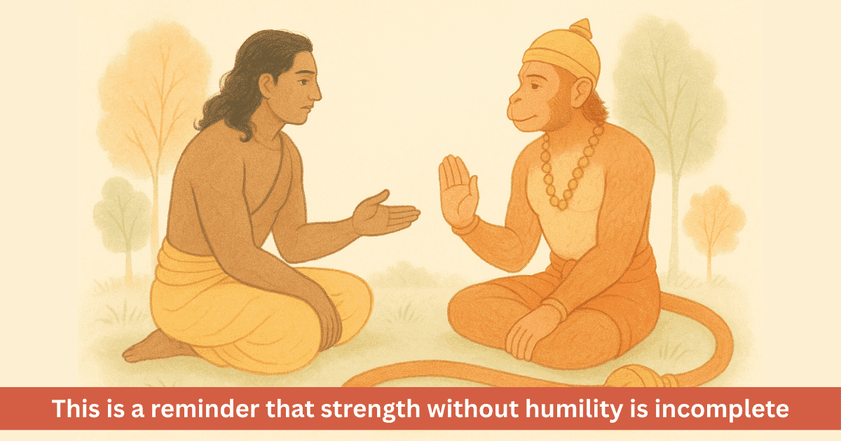 What Does The Meeting Of Bhima  and  Hanuman Really Teach