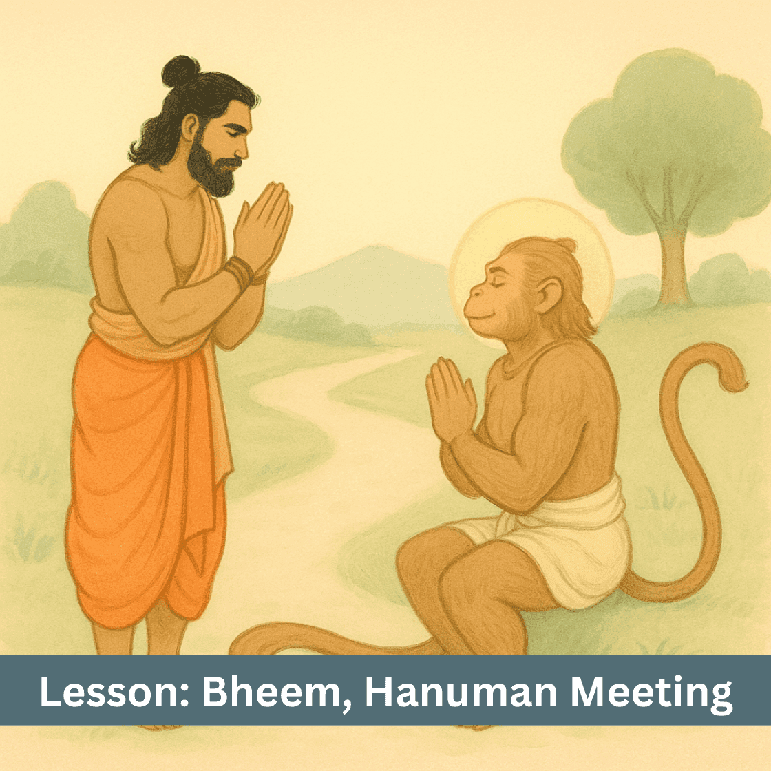 What Does The Meeting Of Bhima  and  Hanuman Really Teach