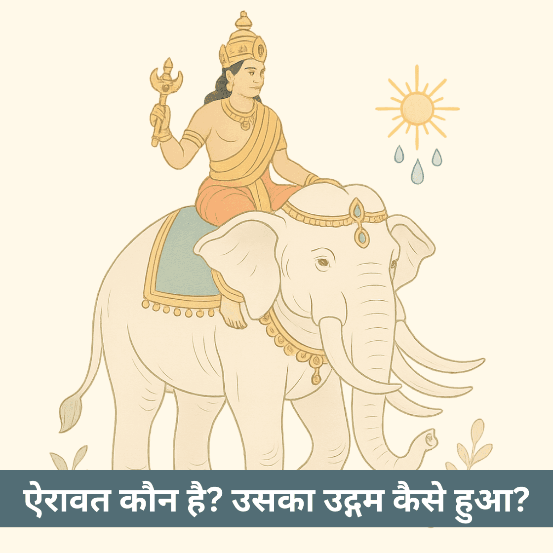 ऐरावत कौन है और उसका उद्गम कैसे हुआ?
