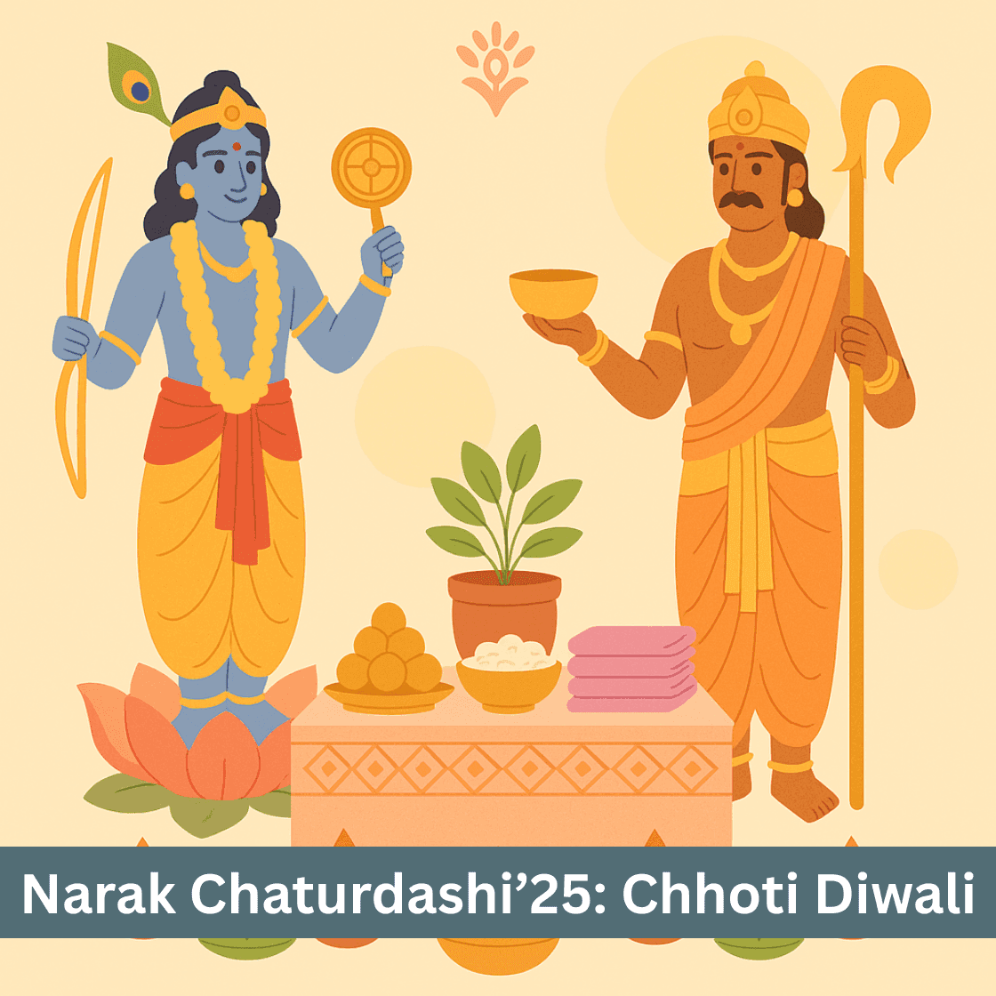Narak Chaturdashi 2025: Significance of Choti Diwali, Worship Rituals, Regional Celebrations and Puranic Stories
