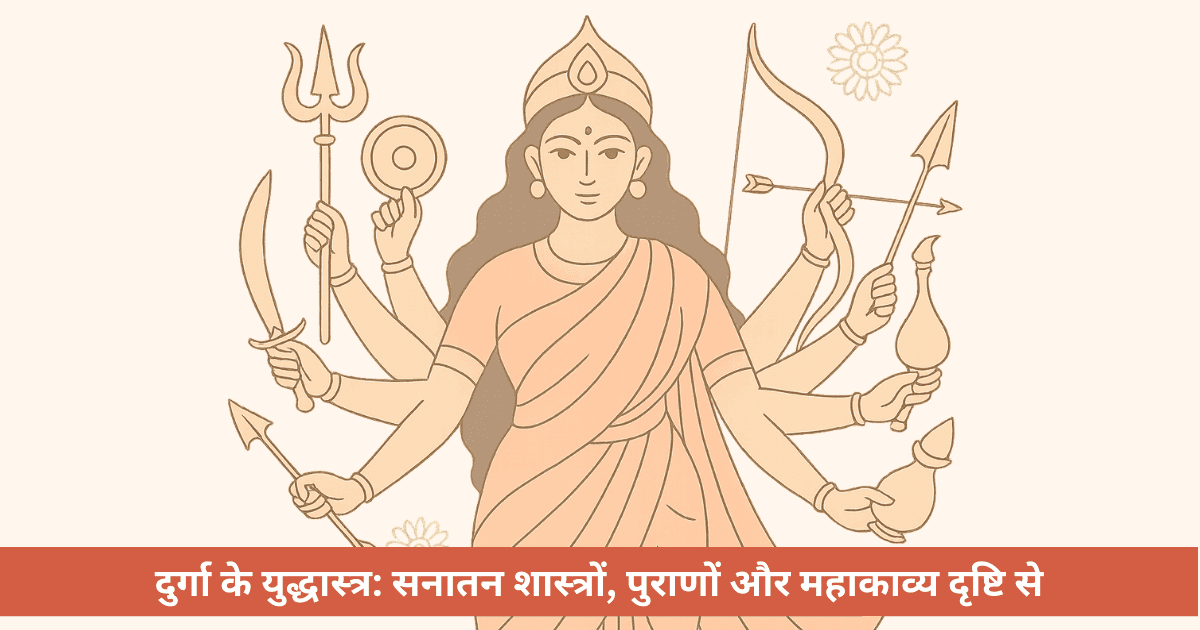 दुर्गा के युद्धास्त्र