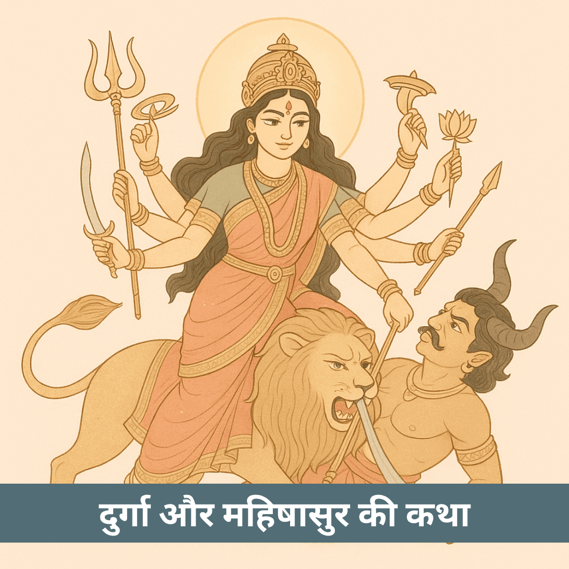 देवी दुर्गा और महिषासुर की कथा: शक्ति, सशक्तिकरण और भारतीय चेतना का कालजयी संवाद