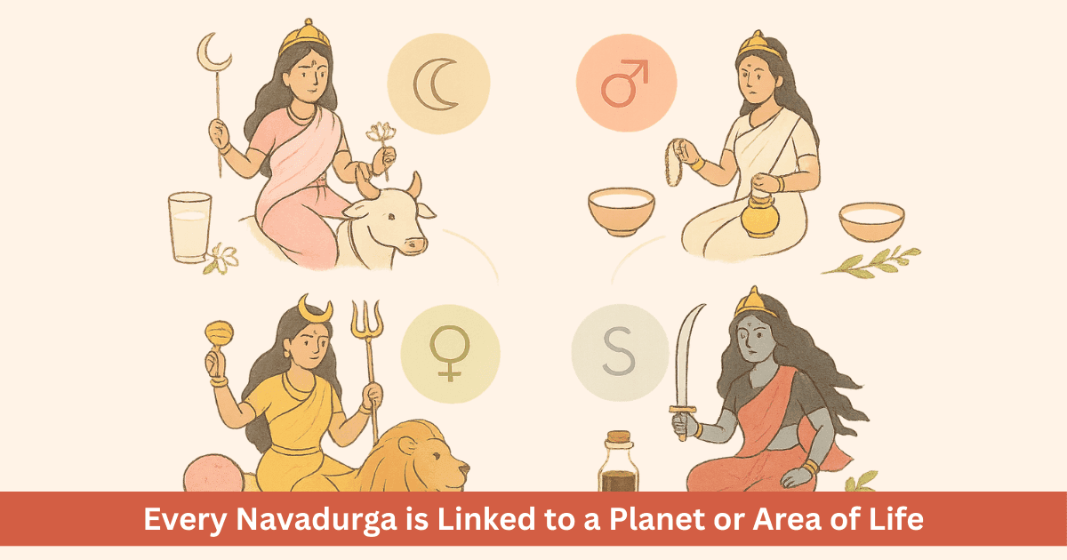 Can the Forms of Navadurga Change the Fate of the Planets?