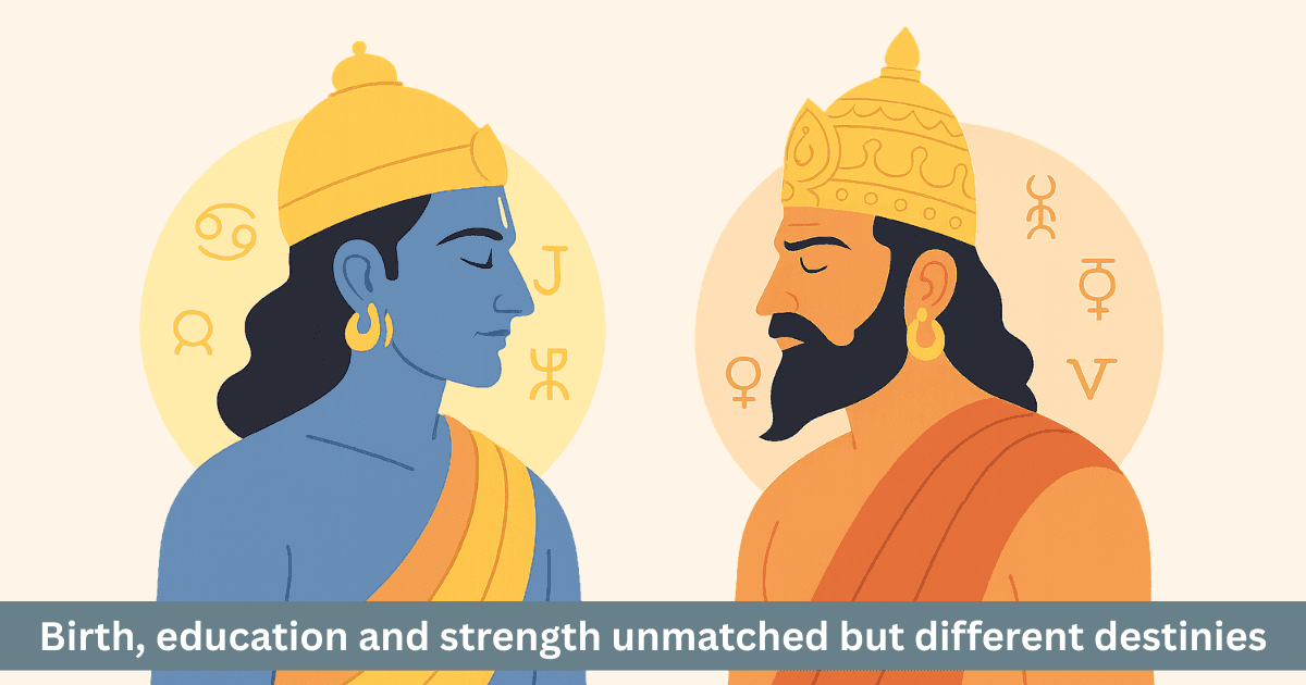Were Ram and Ravana Shaped by Chart and Policy?
