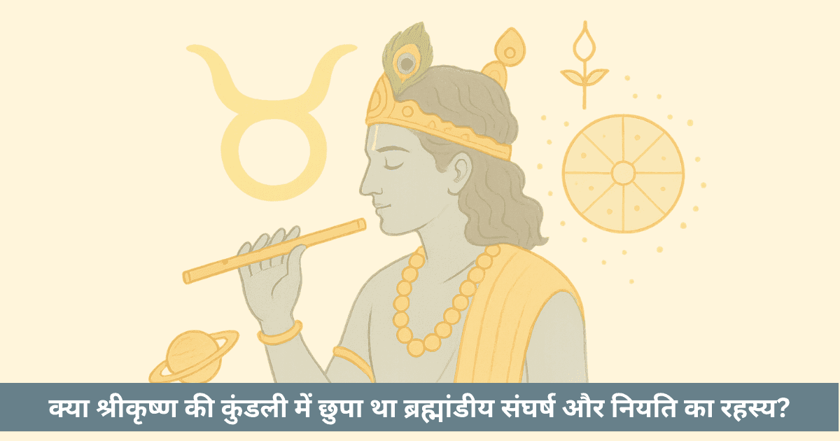 क्या श्रीकृष्ण की कुंडली में नियति, संघर्ष और ग्रह-नृत्य का रहस्य छुपा था?