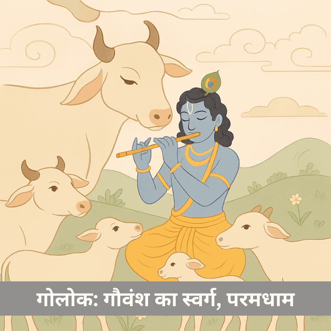 गोलोक: कृष्ण का स्वर्ग, गौ माता का पराम लोक