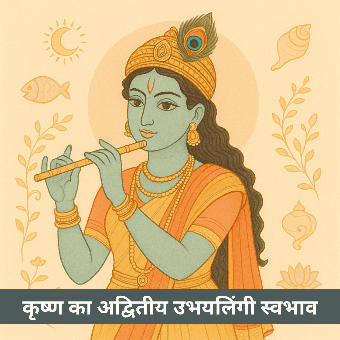 कृष्ण का उभयलिंगी रहस्य: मिथक, अनुष्ठान, लोककला, संस्कृति में लिंग की तरलता