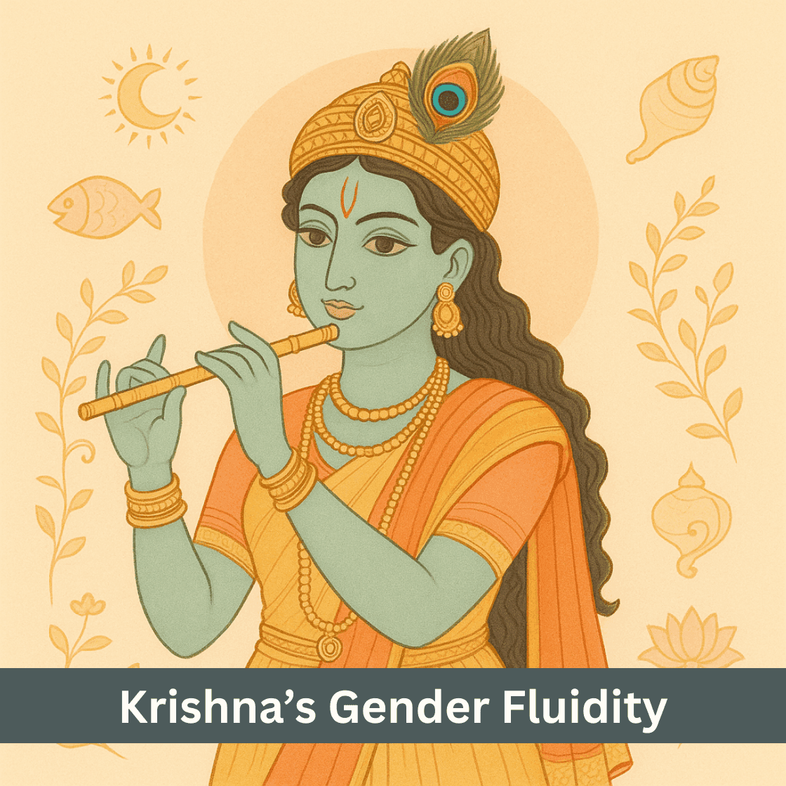 Krishna’s Androgynous Mystique: Gender Fluidity in Myth, Ritual, Folk Art and Culture