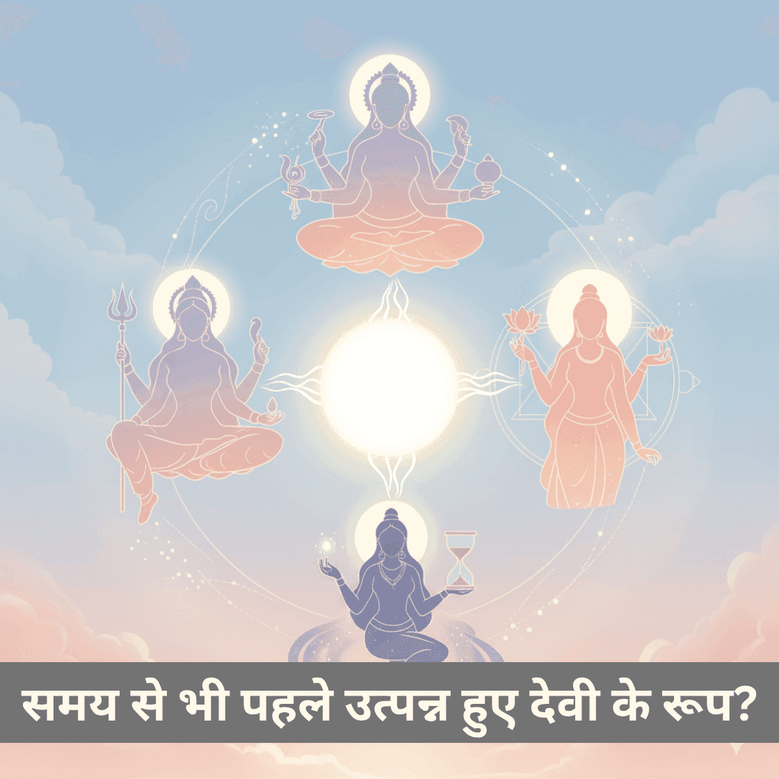 क्या देवी के ये चार रूप समय से भी पहले उत्पन्न हुए?