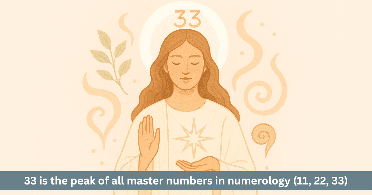 Is Master Number 33 Truly the Example of Full Power, Service, Teaching, Healing and Compassion?