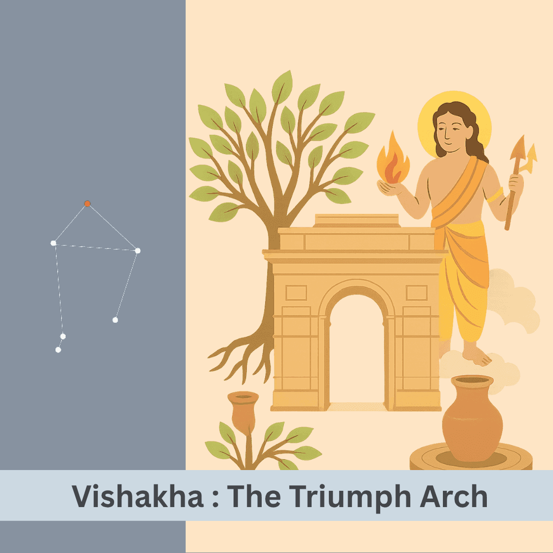 Vishakha Nakshatra: The Triumphal Arch of Ambition and Spiritual Transformation
