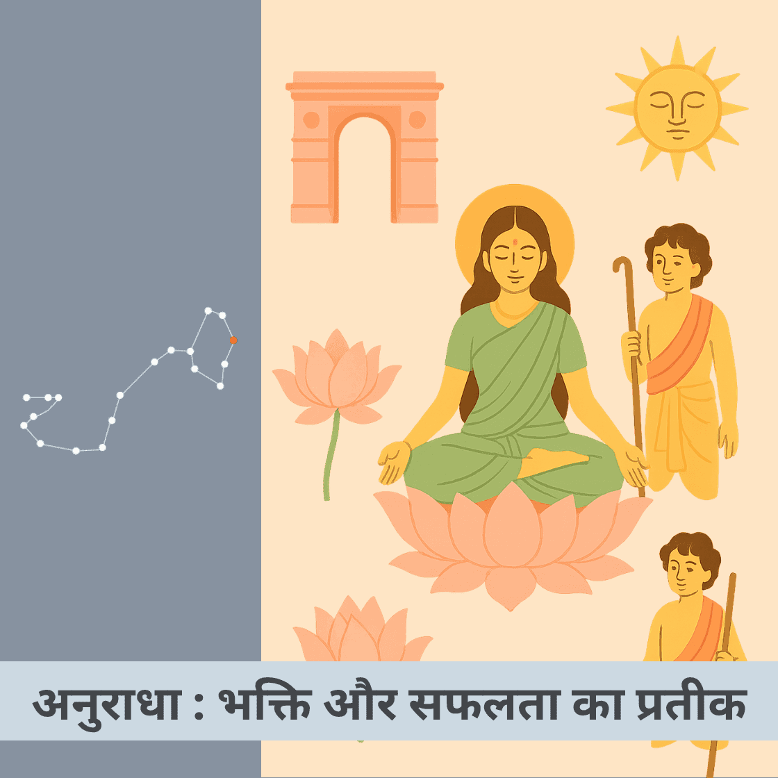 अनुराधा नक्षत्र : भक्ति और सफलता का प्रतीक