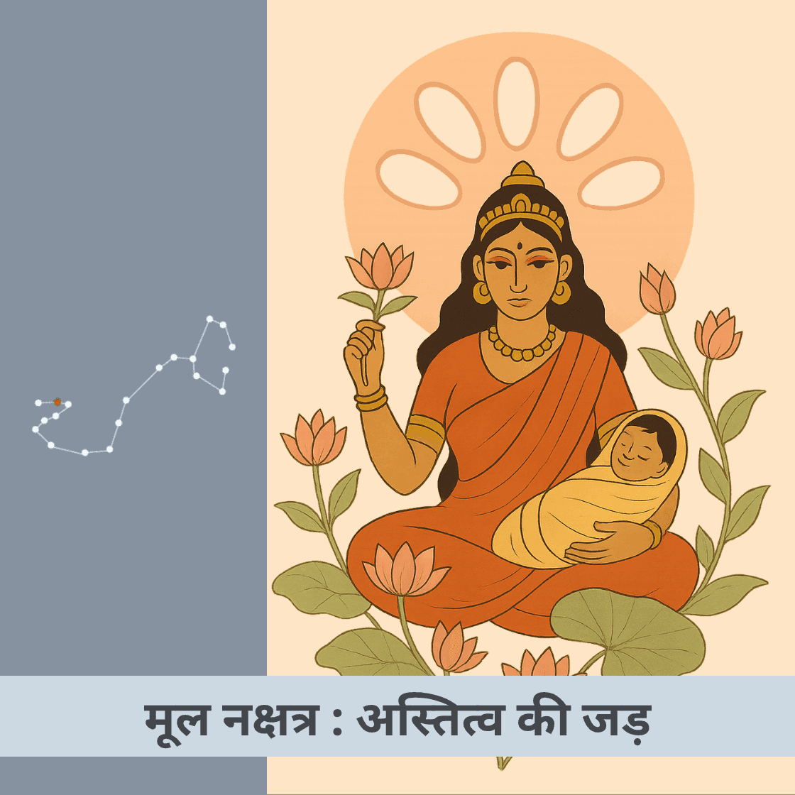 मूल नक्षत्र : अस्तित्व की जड़ और पुनर्जन्म का मार्गदर्शक