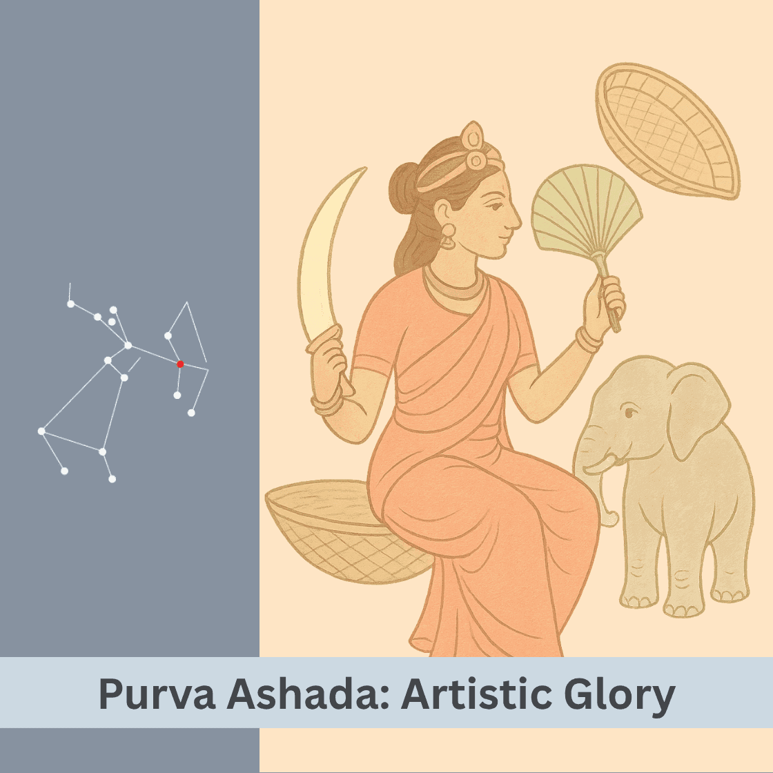 Purva Ashada Nakshatra: Invincible Strength and Artistic Glory