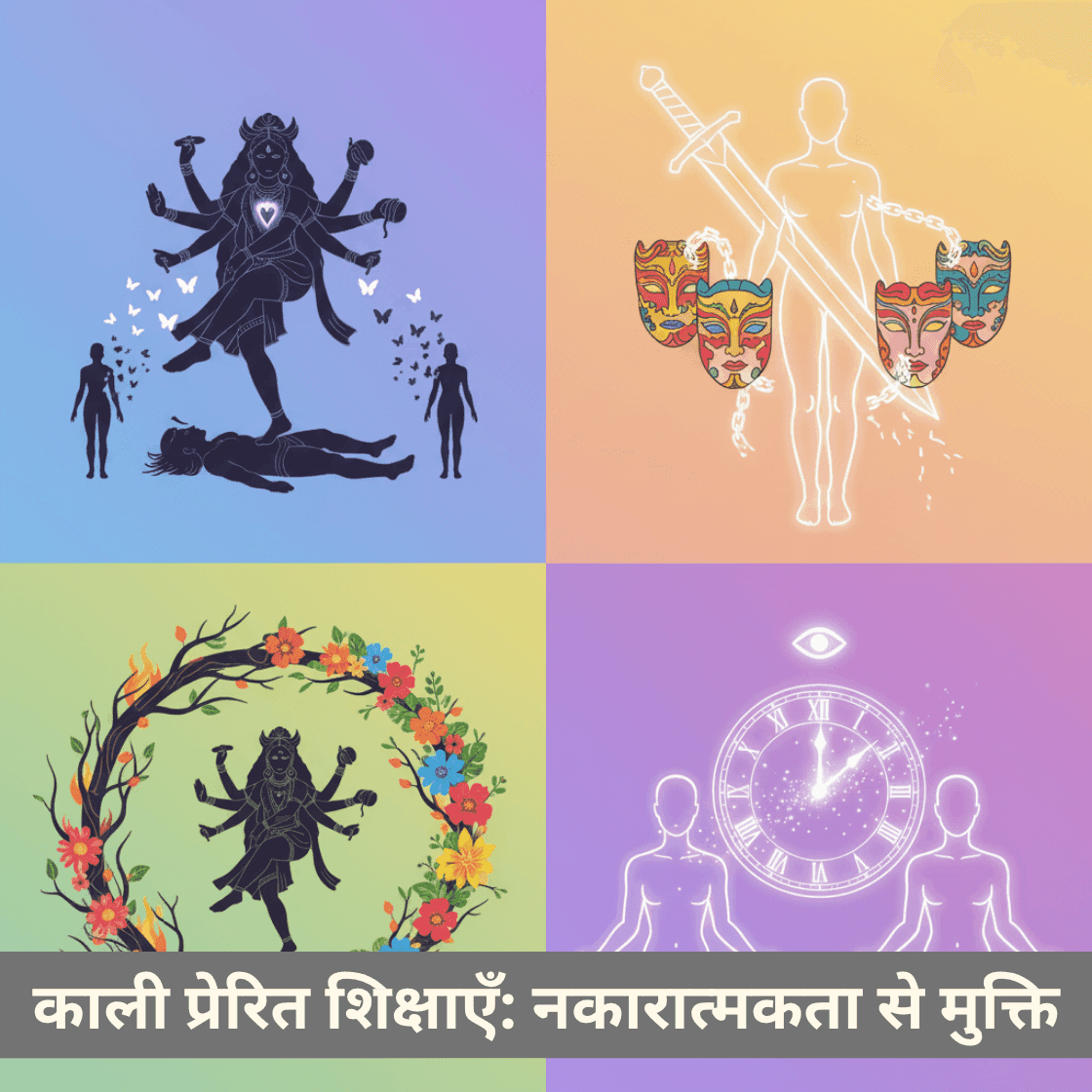 नकारात्मकता से मुक्ति हेतु 6 काली प्रेरणाएँ