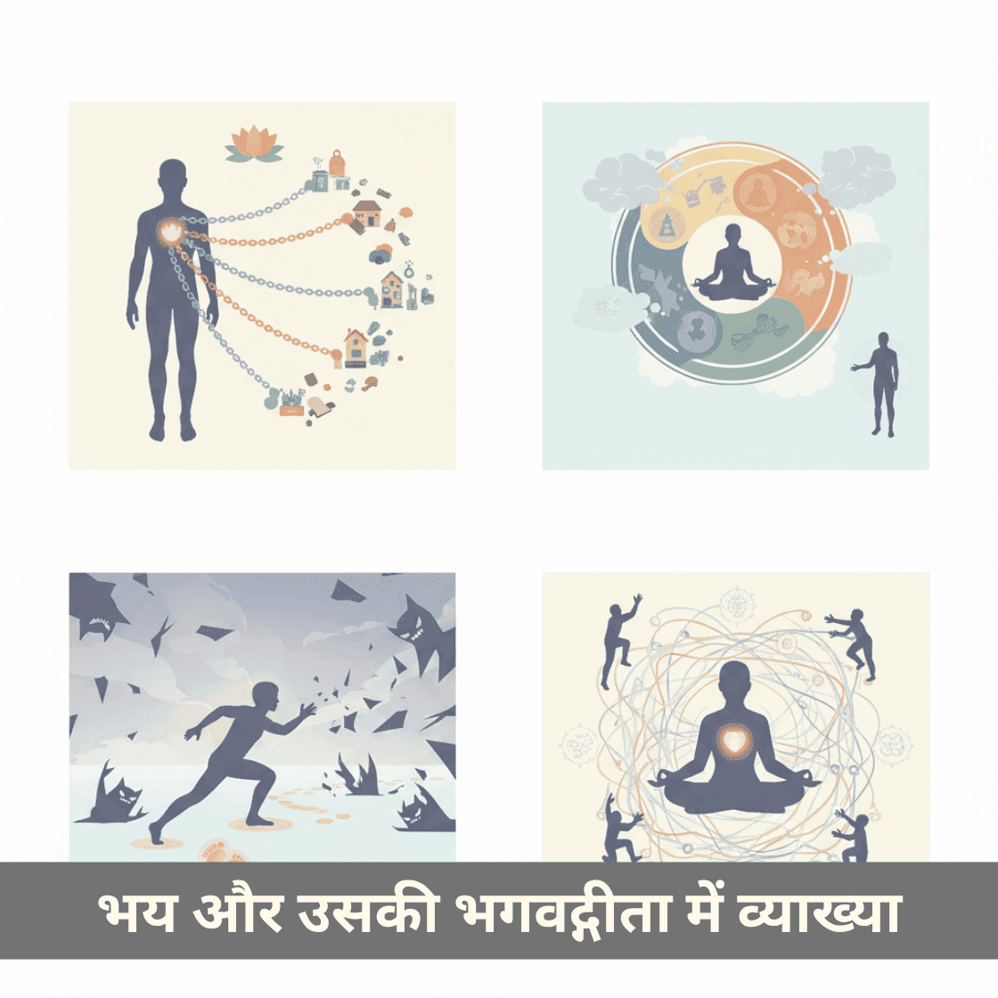 भय और उसकी भगवद्गीता में व्याख्या: आत्मा की शाश्वतता से मुक्ति का मार्ग