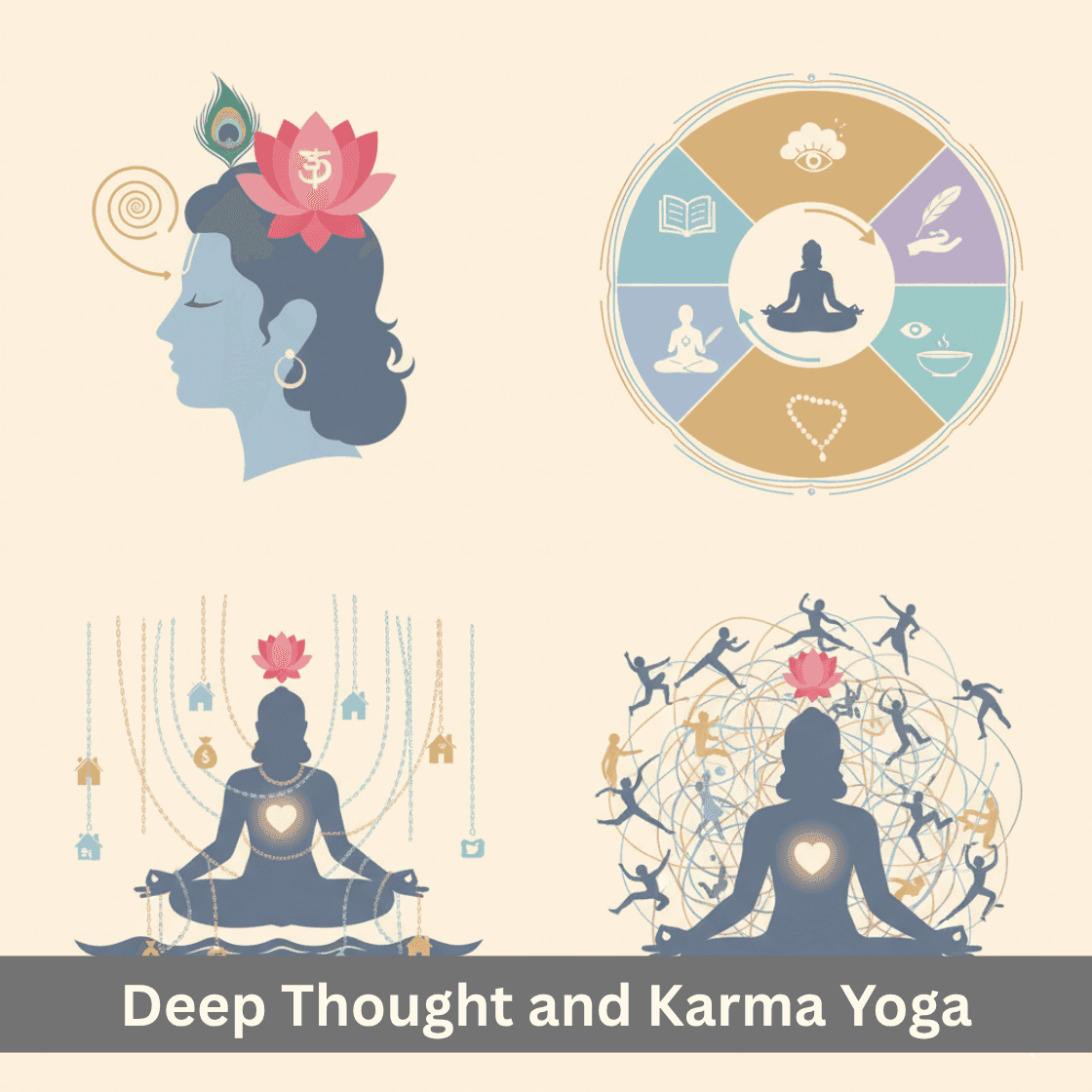 Krishna’s Teachings: Guidance on Thought, Profound Knowledge, Action and Inner Freedom