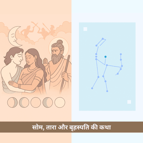 सोम, तारा और बृहस्पति की कथा: प्रेम, पीड़ा और बुद्धि का जन्म