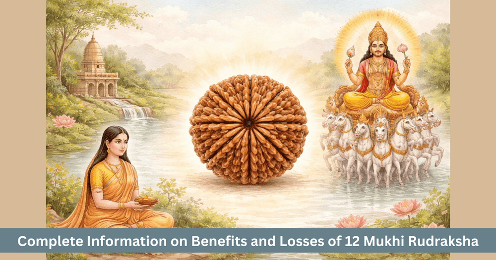 12 Mukhi Rudraksha Benefits, Side Effects And Wearing Method