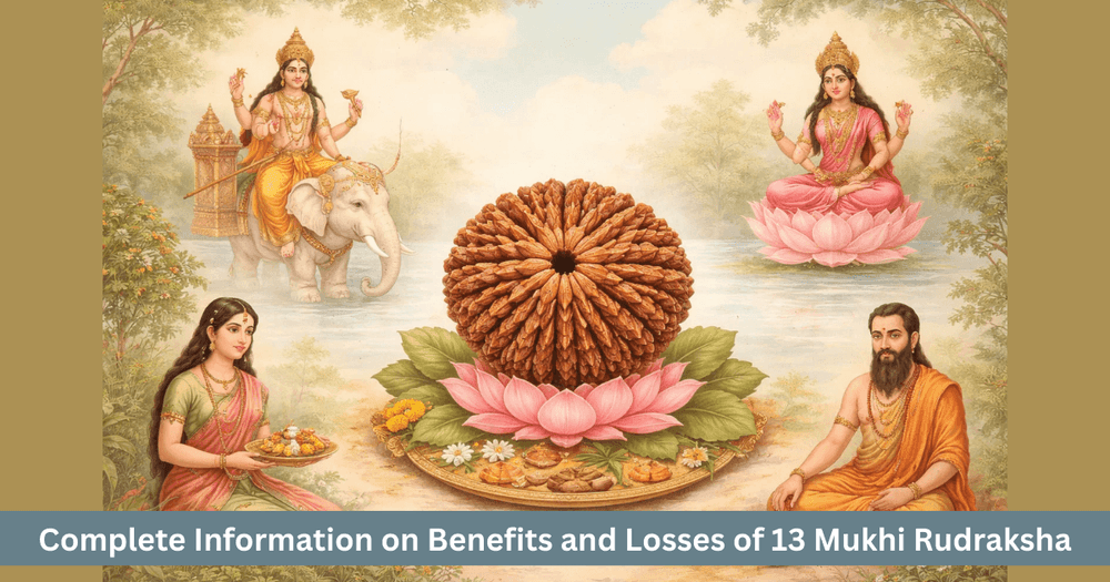 13 Mukhi Rudraksha Benefits, Side Effects And Wearing Method