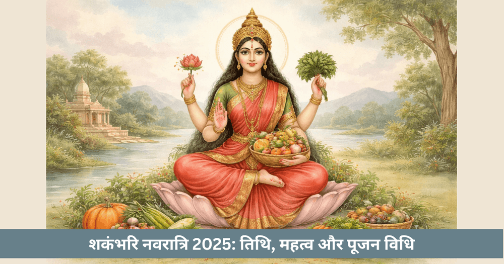 शकंभरि नवरात्रि 2025 तिथि और पूजा विधि