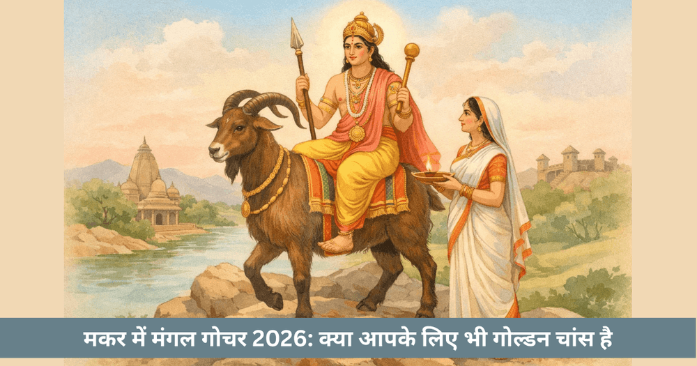 मकर में मंगल गोचर 2026 प्रभाव