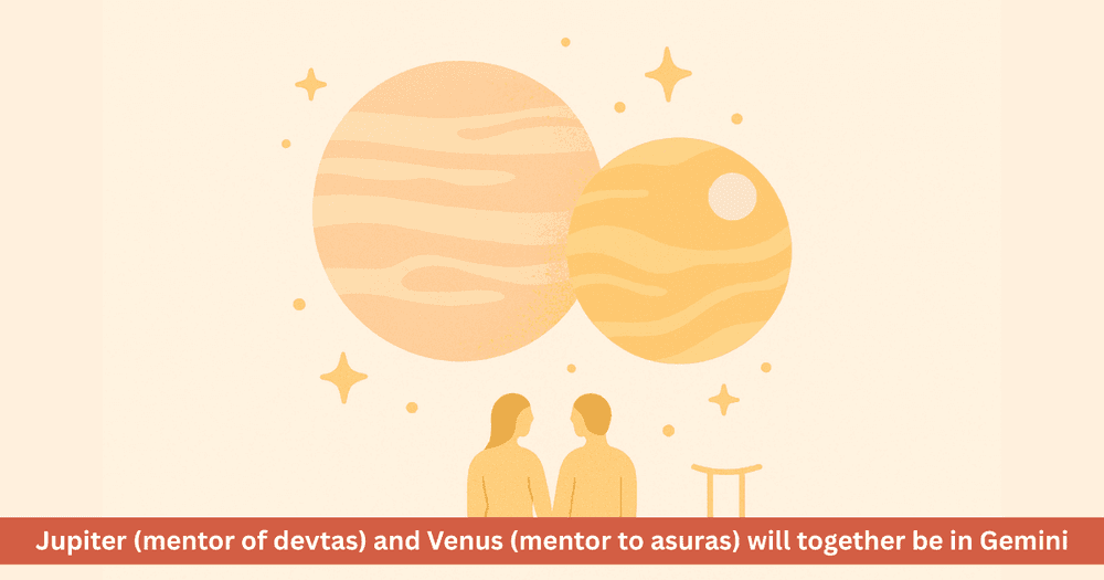 Jupiter-Venus Conjunction in Gemini 2025: New Beginnings in Love for These Zodiac Signs