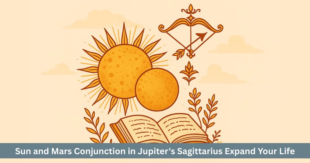 Budhaditya Yoga 2025-2026: Sun Mercury Conjunction in Sagittarius. Knowledge, Expansion and Leadership.