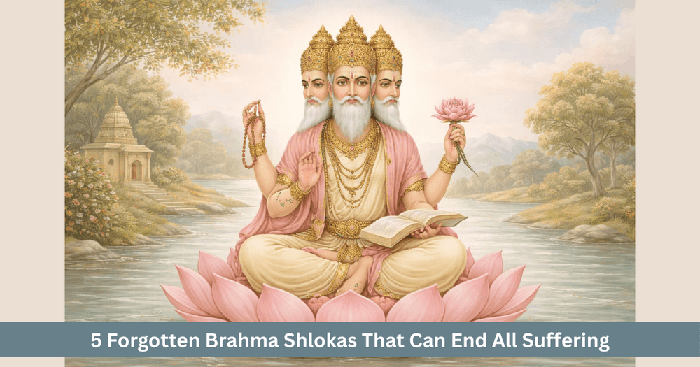 5 Forgotten Brahma Shlokas That Can End All Suffering