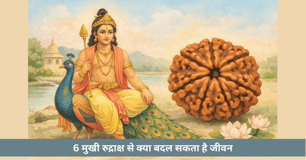 6 मुखी रुद्राक्ष के फायदे नियम और नुकसान