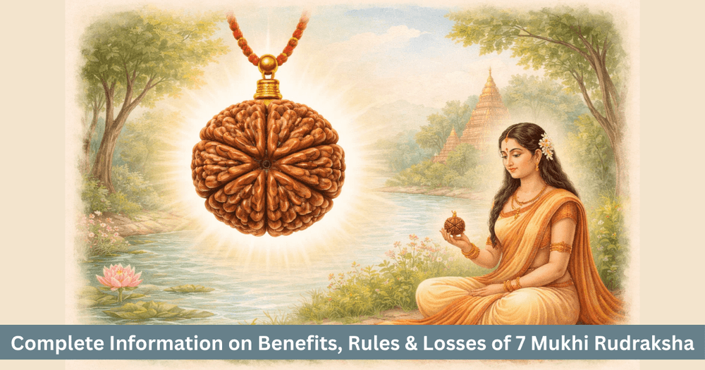 7 Mukhi Rudraksha Benefits, Wearing Rules and Side Effects