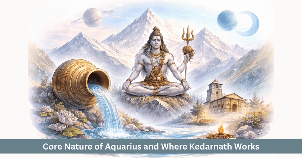 Aquarius Sign and Kedarnath Jyotirlinga Connection