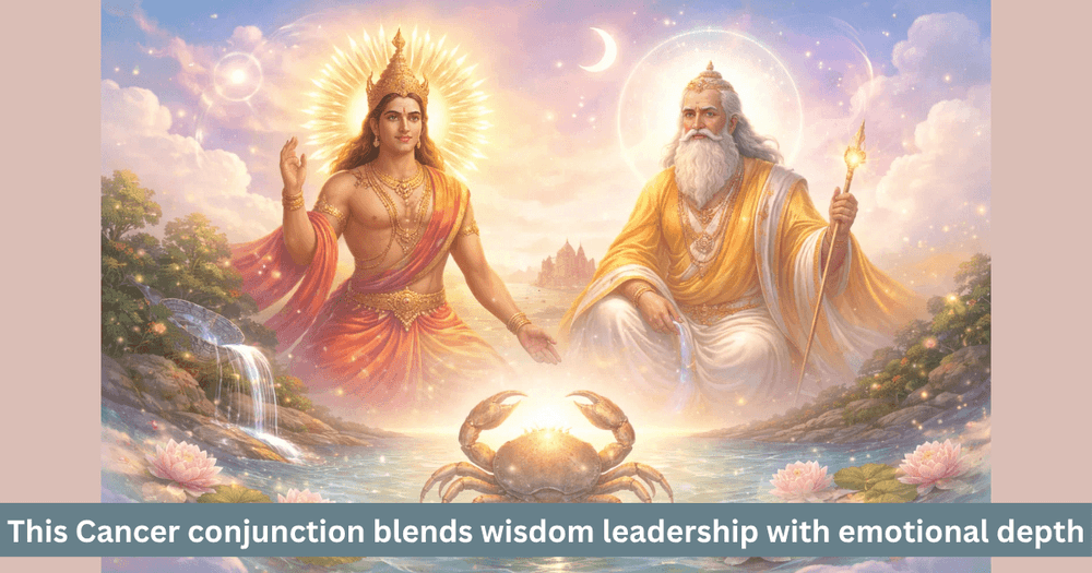 Sun and Jupiter Conjunction in Cancer: Life and Guidance